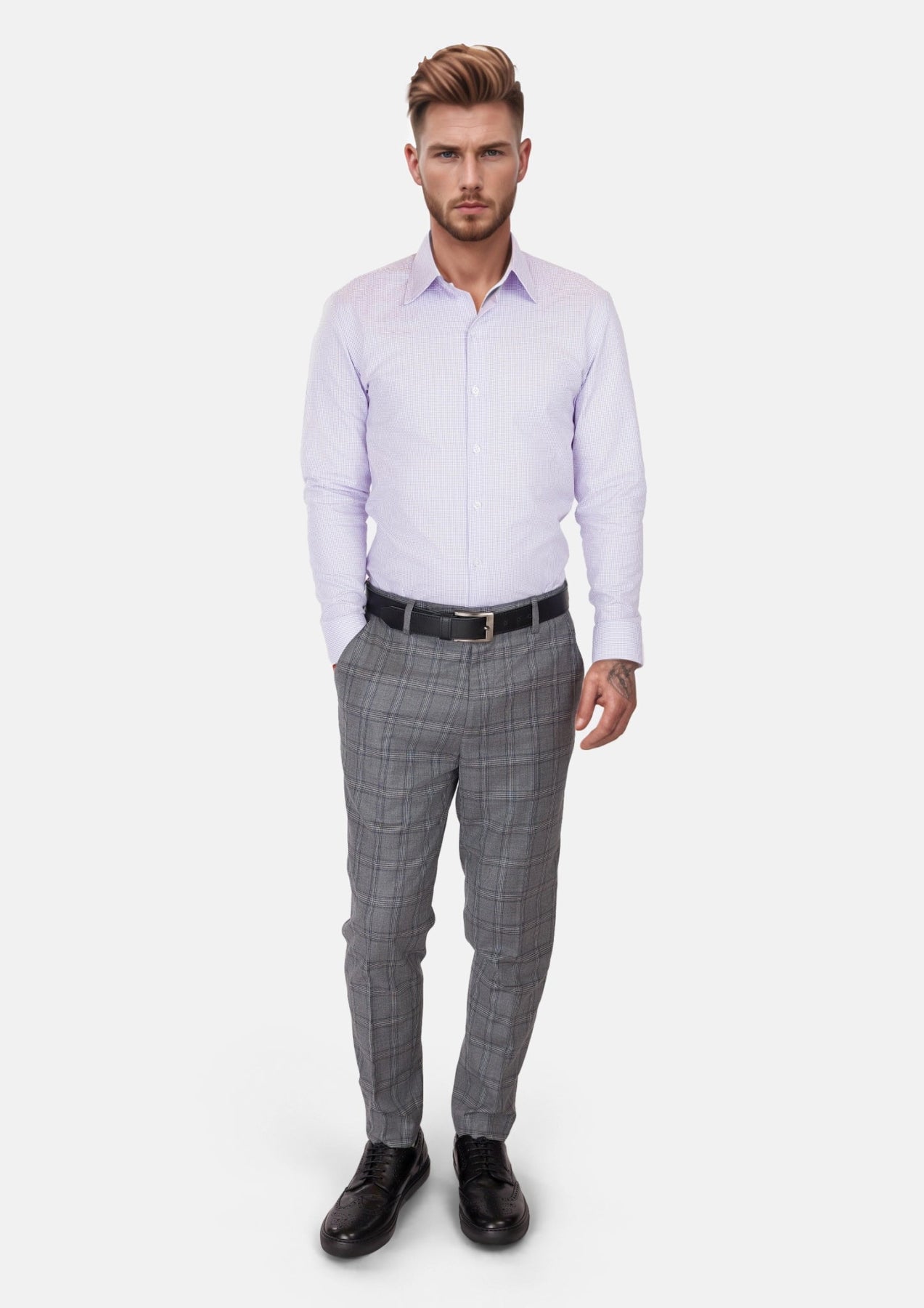 Light Lavender Shirt - SARTORO