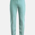 Light Teal Linen Blend Pants - SARTORO