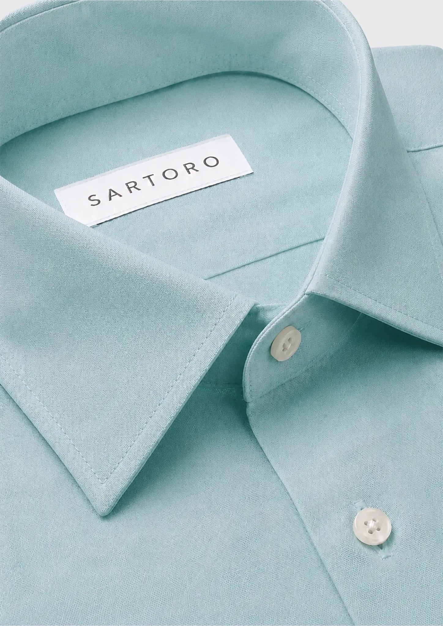 Light Teal Linen Shirt603