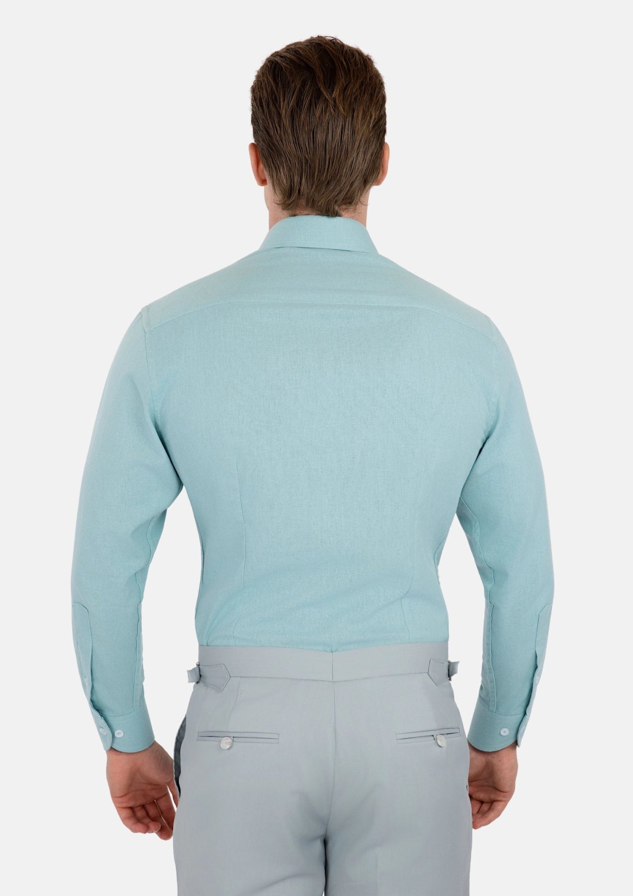 Light Teal Linen Shirt - SARTORO