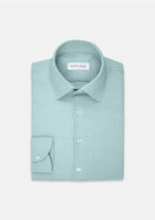 Light Teal Linen Shirt - SARTORO276