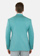 Light Teal Performance Stretch Jacket - SARTORO530