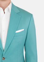 Light Teal Performance Stretch Jacket - SARTORO24