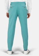 Light Teal Performance Stretch Pants - SARTORO33