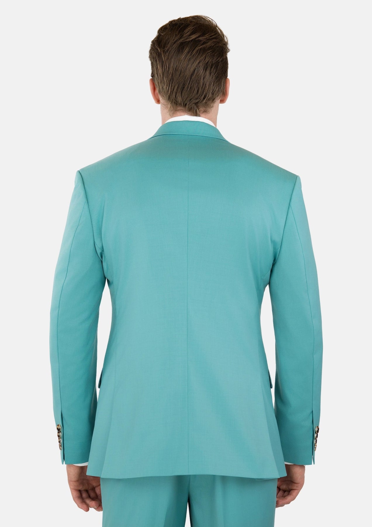 Light Teal Performance Stretch Suit - SARTORO