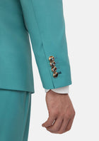 Light Teal Performance Stretch Suit - SARTORO899