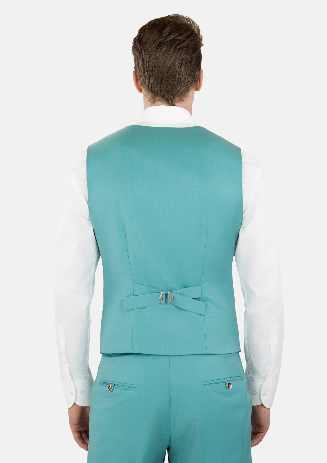 Light Teal Performance Stretch Vest - SARTORO