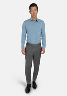 Light Teal Ultrasoft Aloe Shirt - SARTORO706