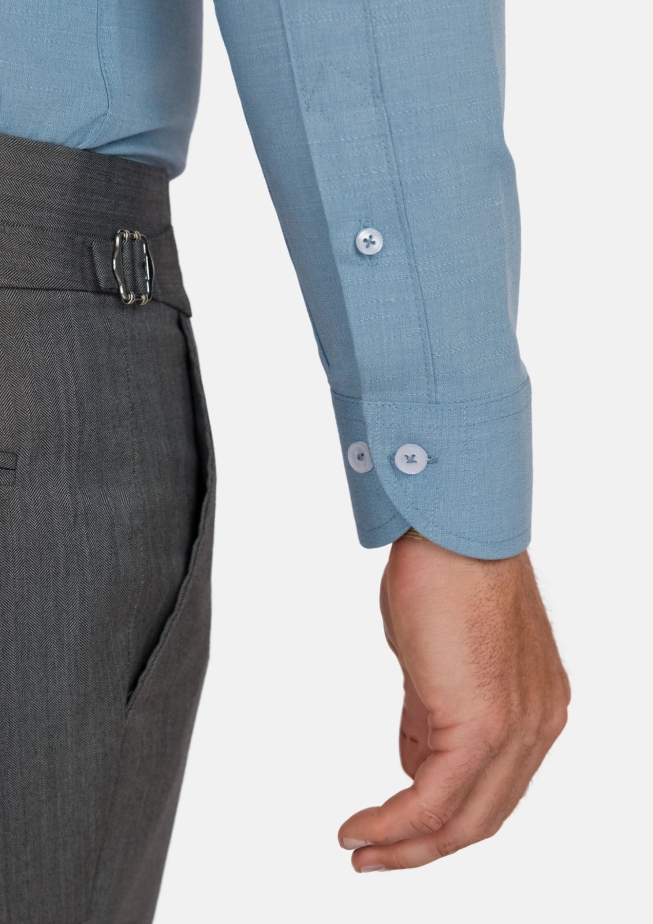 Light Teal Ultrasoft Aloe Shirt - SARTORO