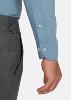 Light Teal Ultrasoft Aloe Shirt - SARTORO612