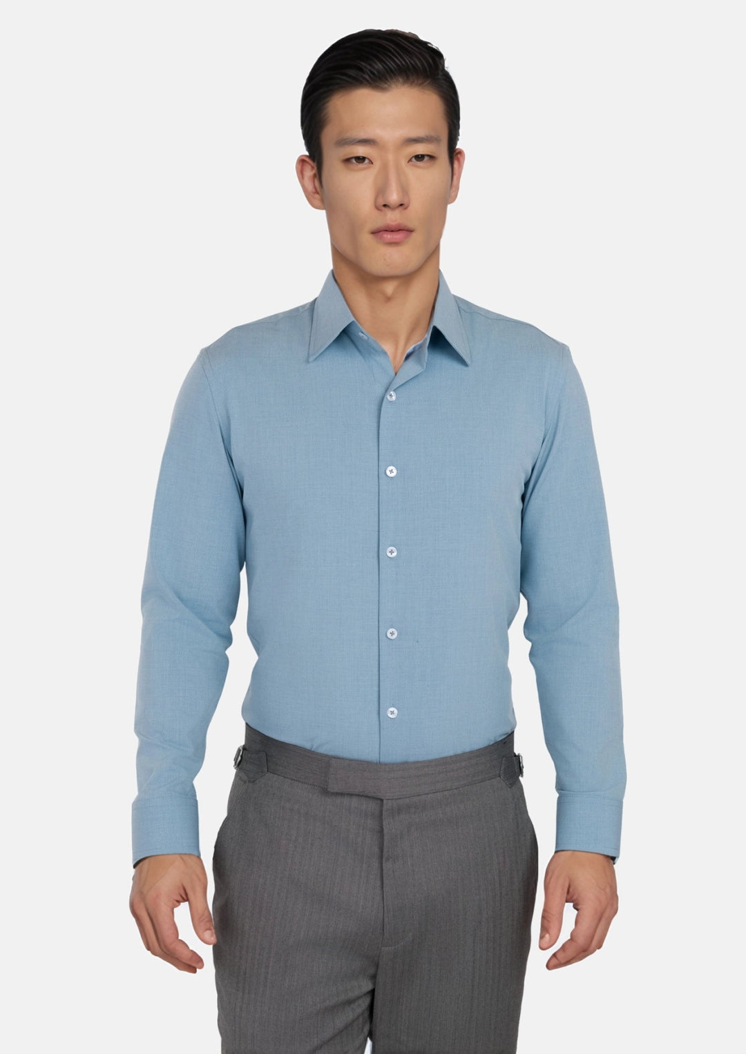 Light Teal Ultrasoft Aloe Shirt - SARTORO