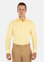 Light Yellow Linen Shirt - SARTORO580
