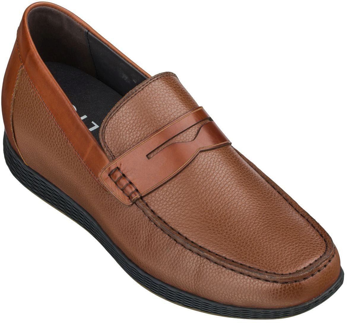 Lightweight Brown Penny Loafers - 2243