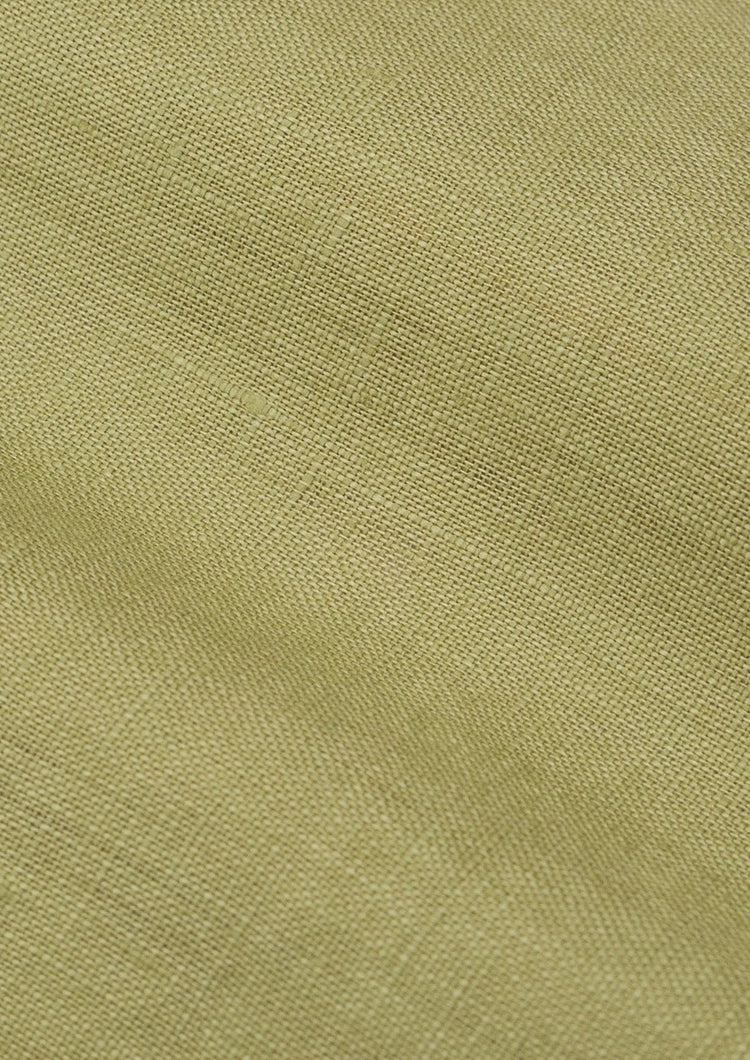Ligyht Olive Linen Shirt - SARTORO862