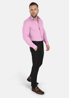 Lilac Linen Shirt - SARTORO63