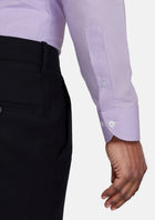 Lilac Micro Houndstooth Shirt - SARTORO667