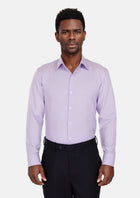 Lilac Micro Houndstooth Shirt - SARTORO461