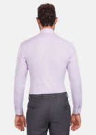 Lilac Textured Shirt - SARTORO662