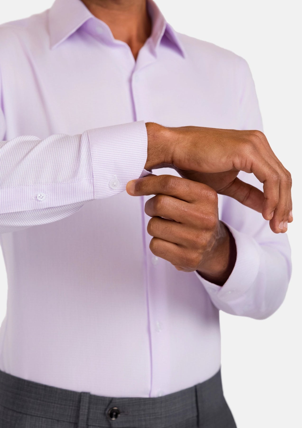 Lilac Textured Shirt - SARTORO
