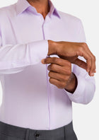Lilac Textured Shirt - SARTORO286