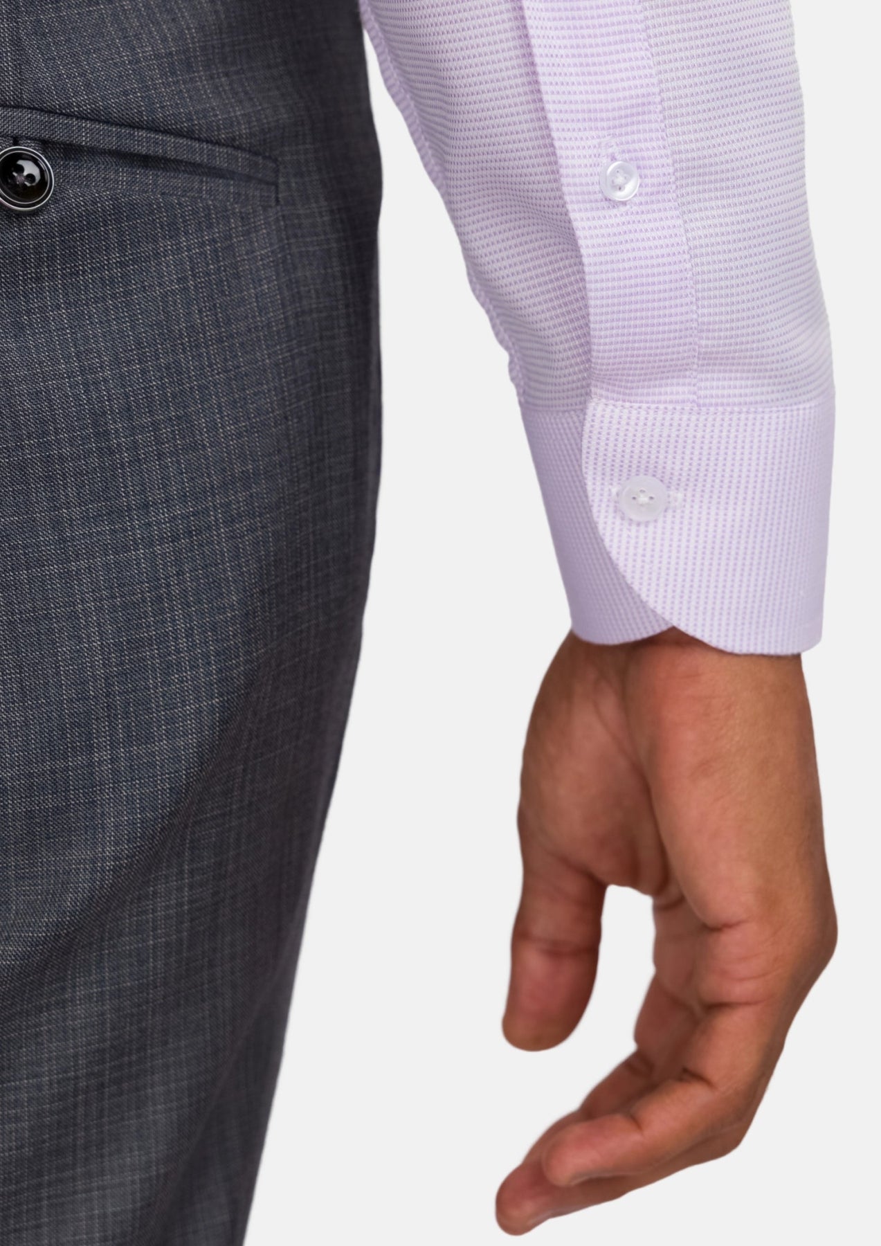Lilac Textured Shirt - SARTORO