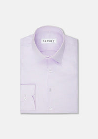 Lilac Textured Shirt - SARTORO