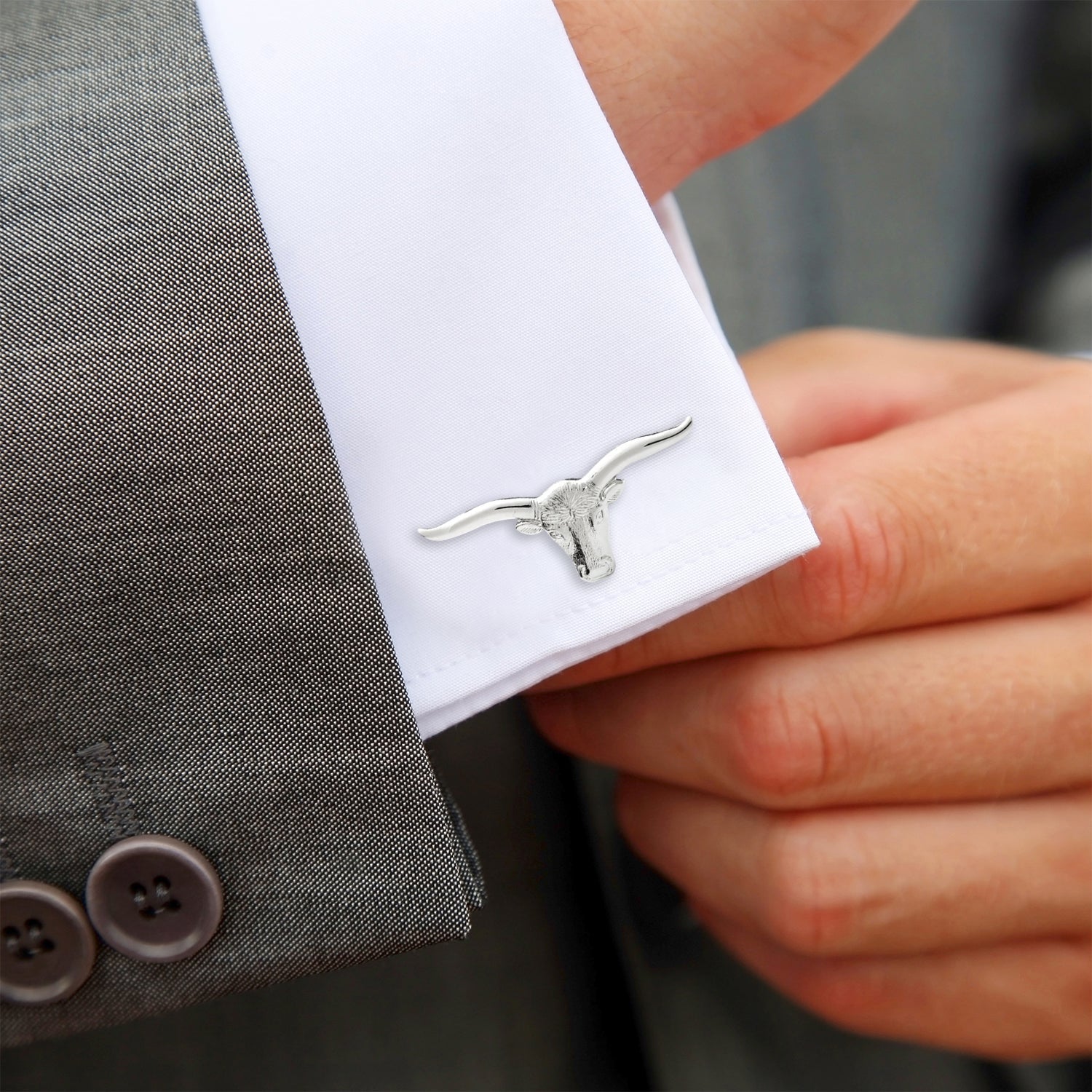 Longhorn Steer Cufflinks - SARTORO94