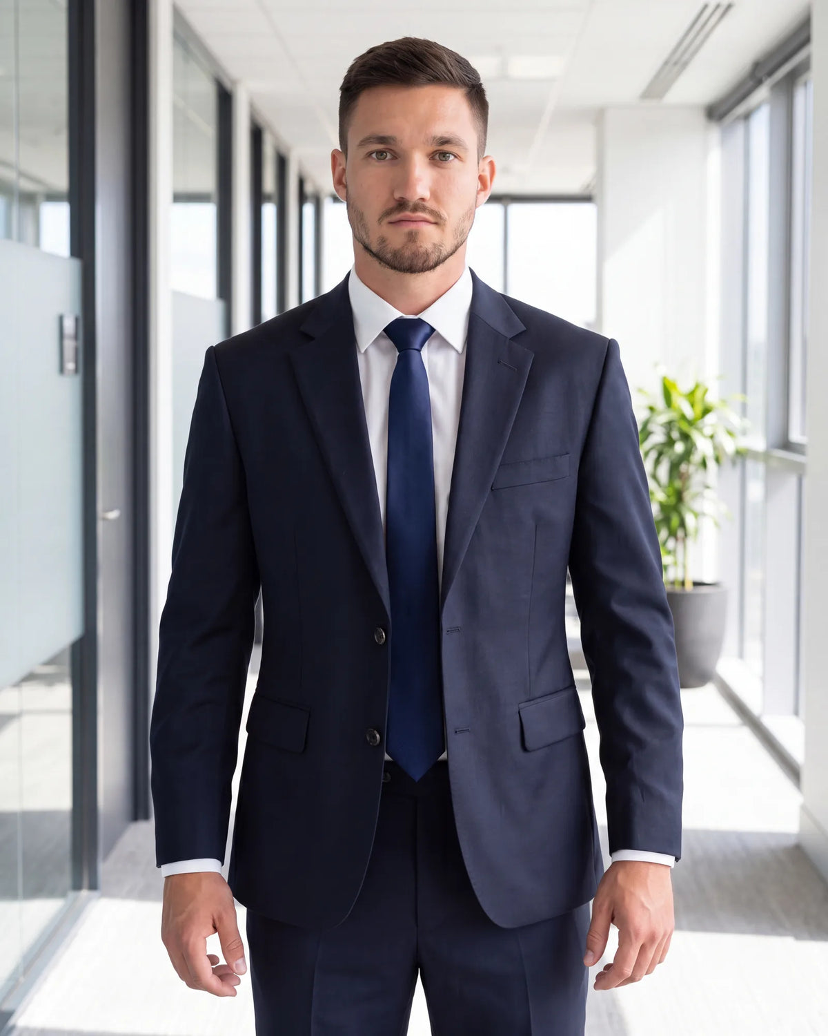 Interview, office or funeral: a notch lapel is right for all three.