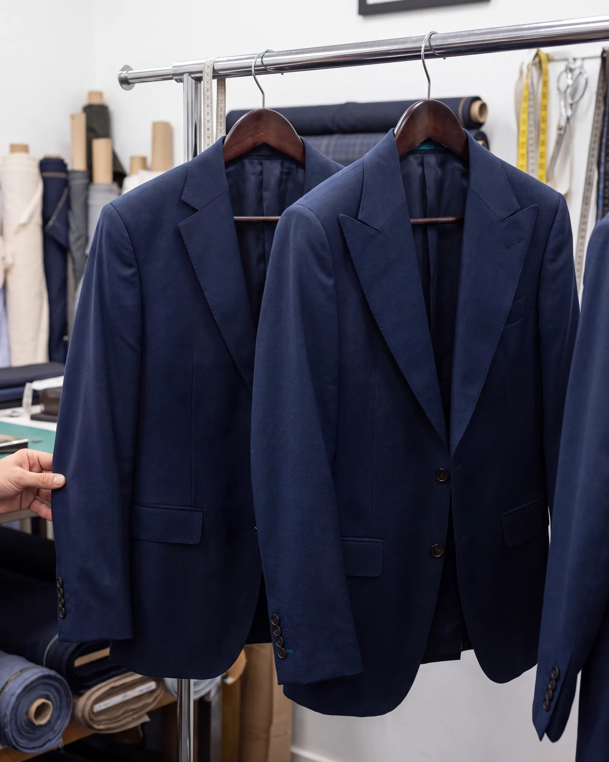 Unsure which to pick? Take the notch on the left for a first suit or the office, and the peak on the right for a formal wedding or evening event.