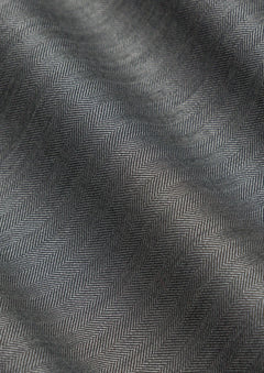 Mid Grey Herringbone