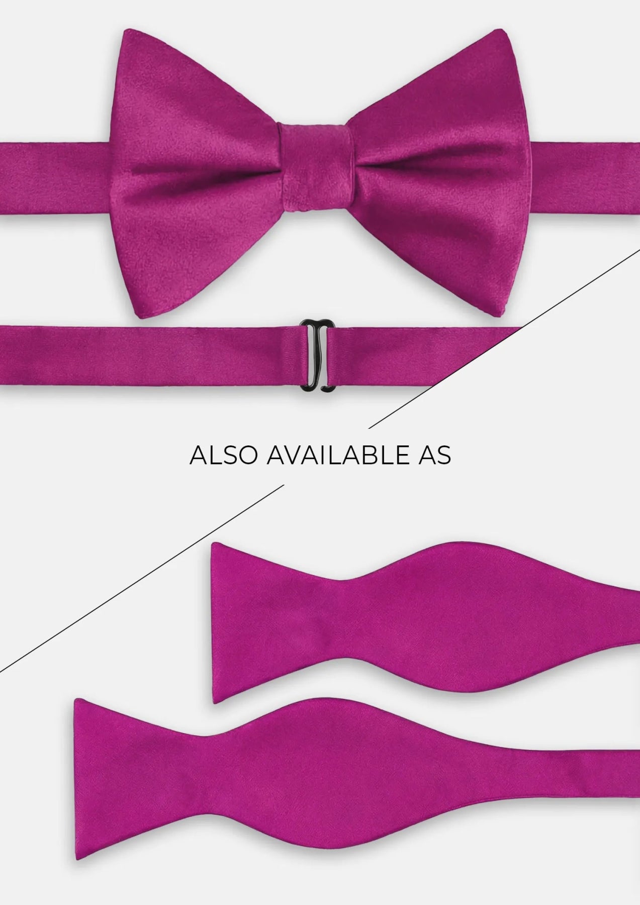 Magenta Tie - SARTORO645