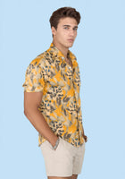 Marigold Bloom Silk Shirt - SARTORO178