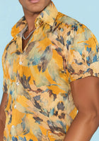 Marigold Bloom Silk Shirt - SARTORO981