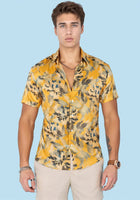 Marigold Bloom Silk Shirt - SARTORO290
