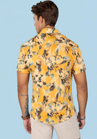 Marigold Bloom Silk Shirt - SARTORO575