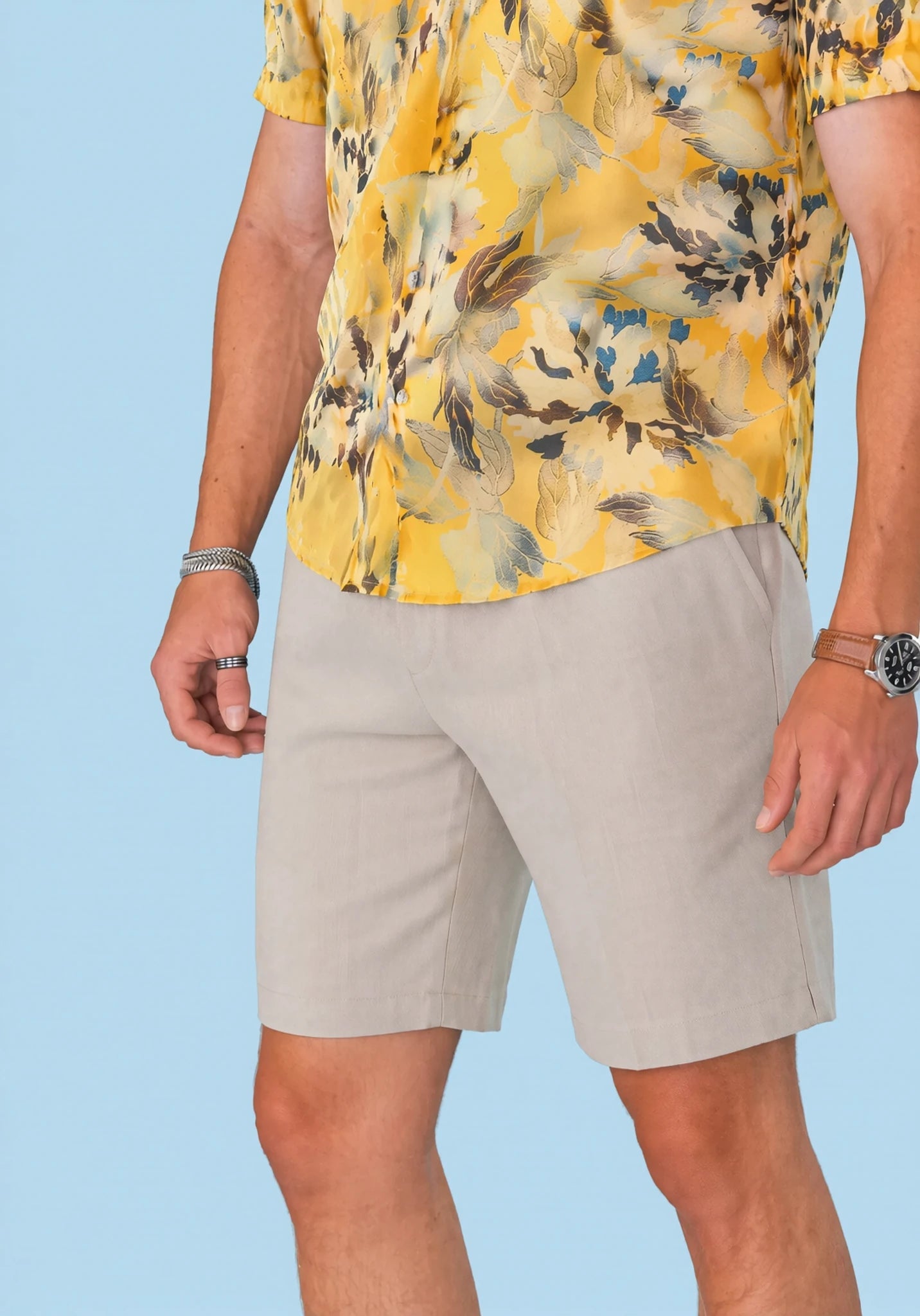 Marigold Bloom Silk Shirt - SARTORO331