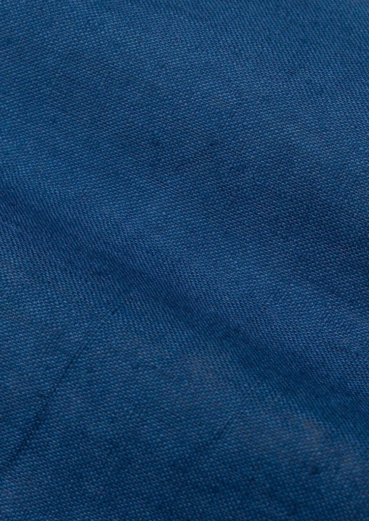 Marine Blue Linen Shirt - SARTORO509