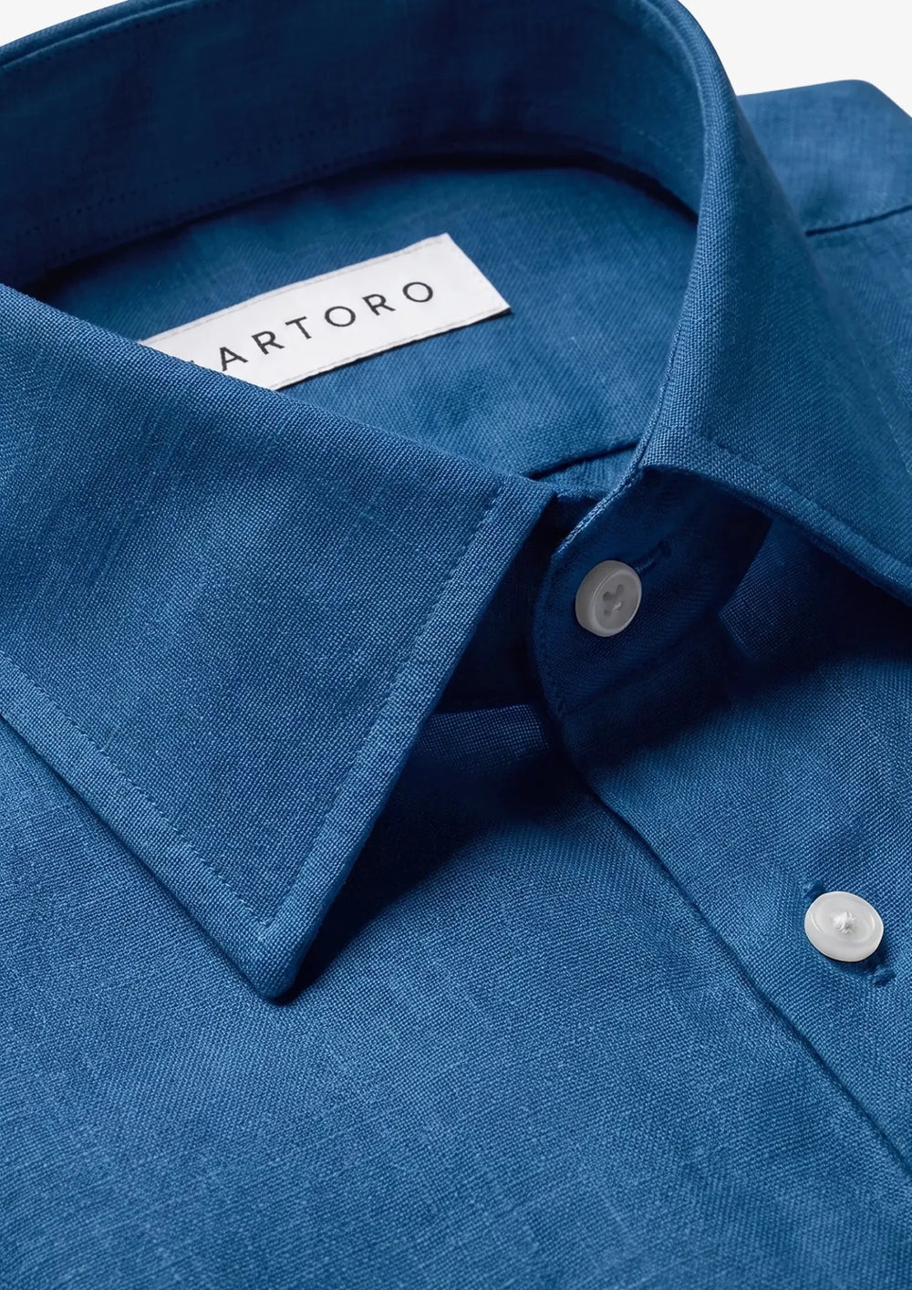 Marine Blue Linen Shirt634
