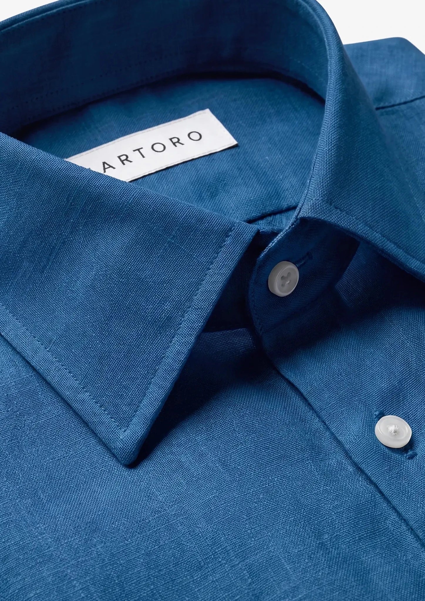 Marine Blue Linen Shirt418