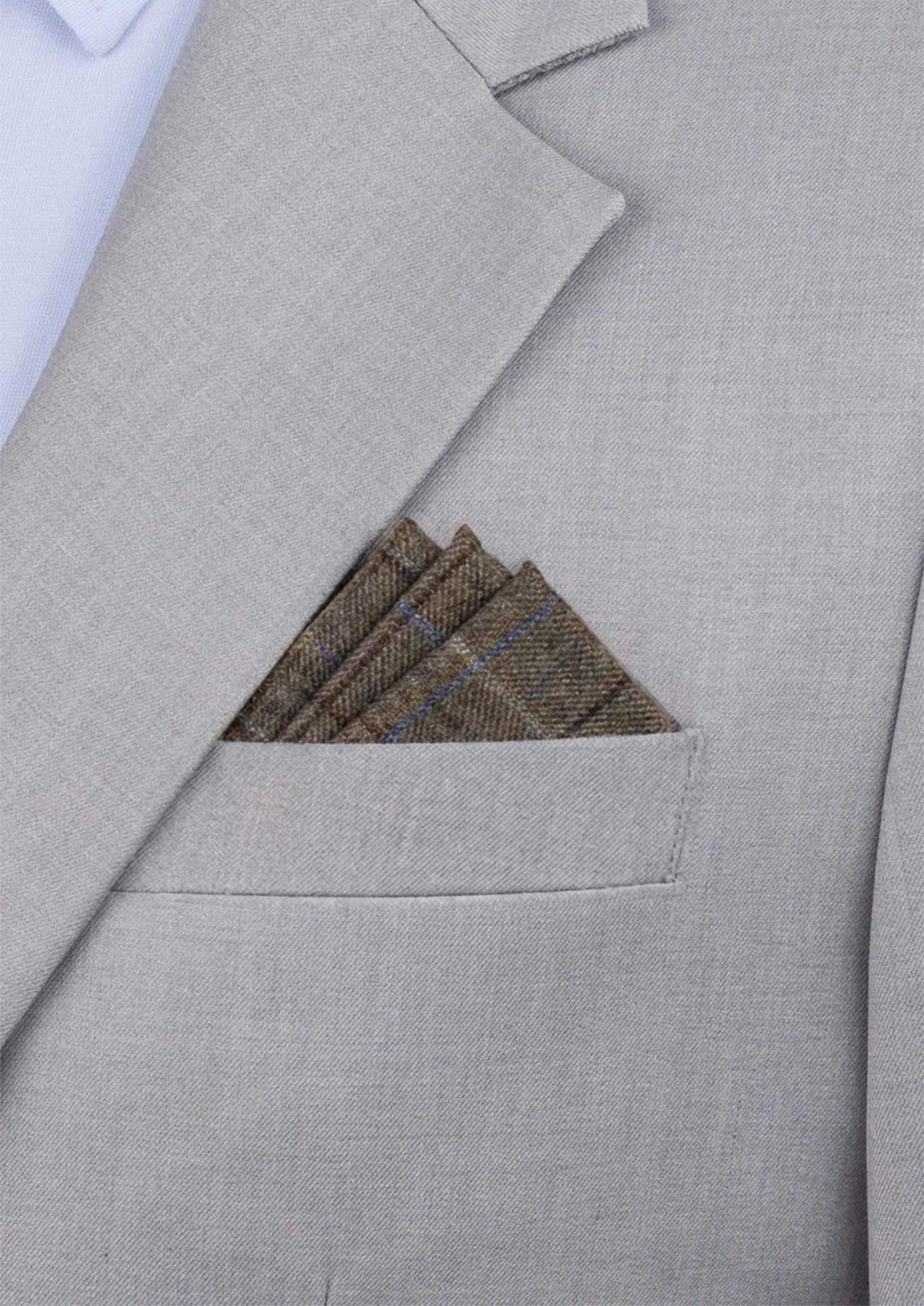 Matching Suit Fabric Pocket Square - SARTORO12
