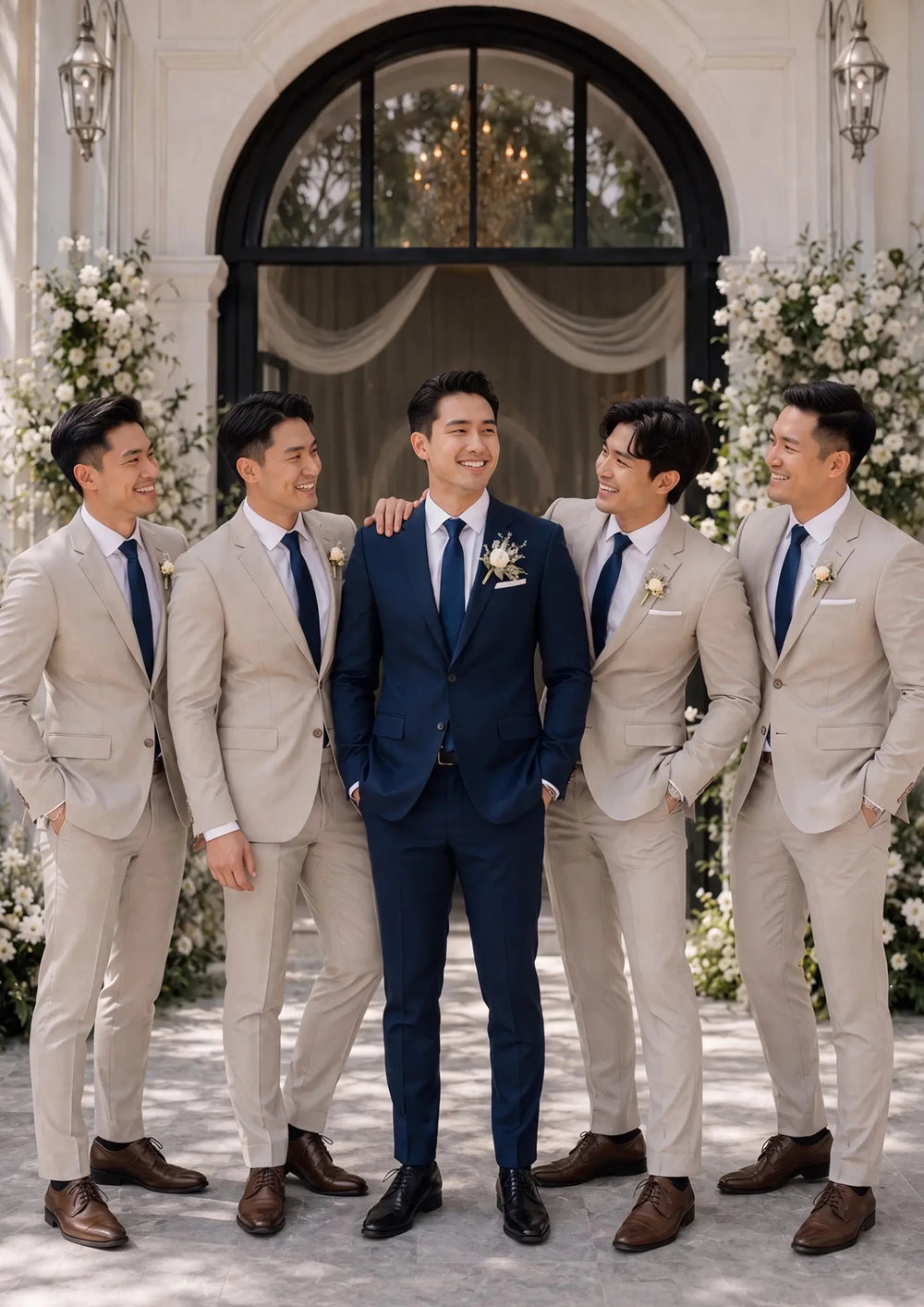 Matching Suit Fabric Tie904