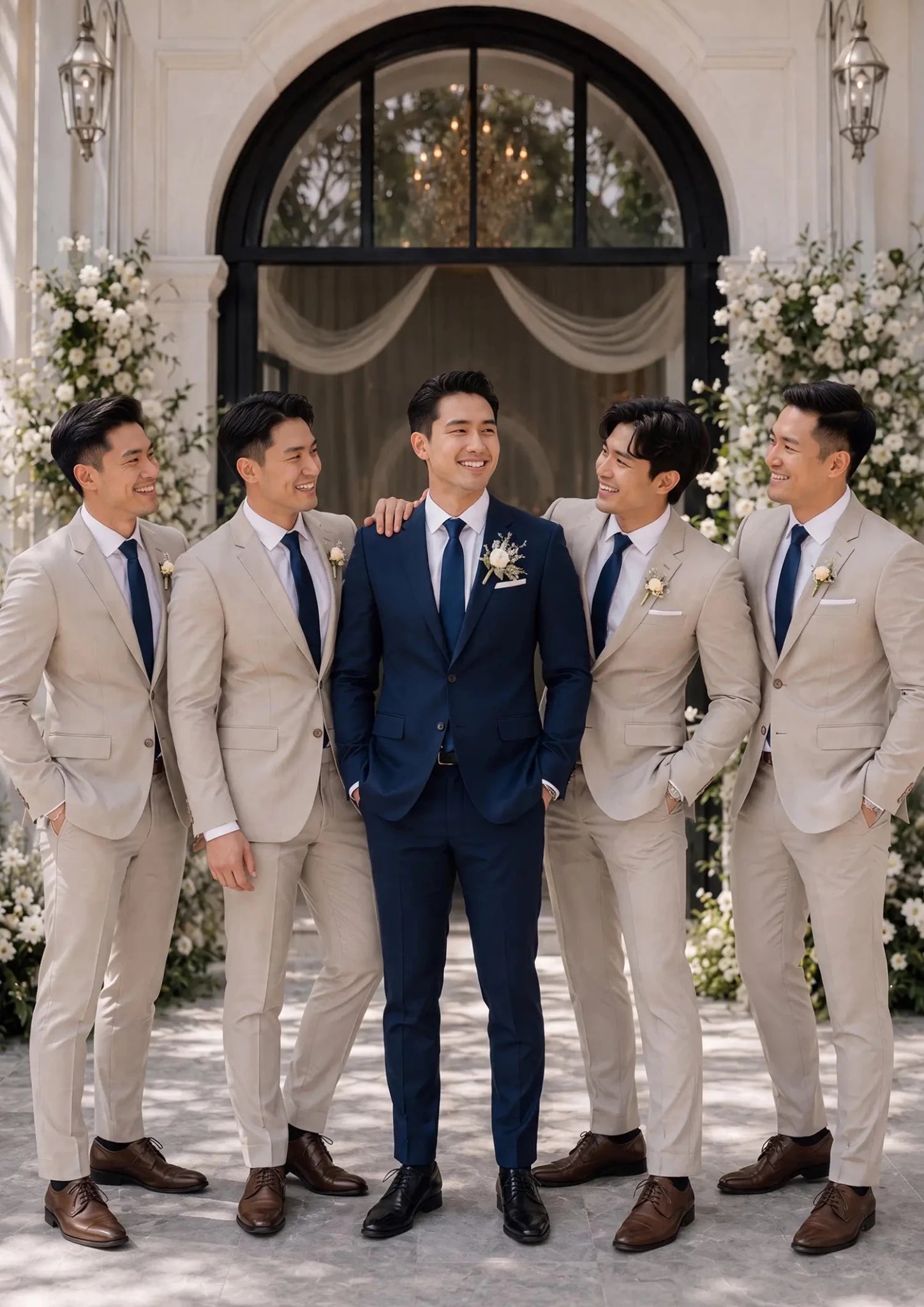 Matching Suit Fabric Tie61