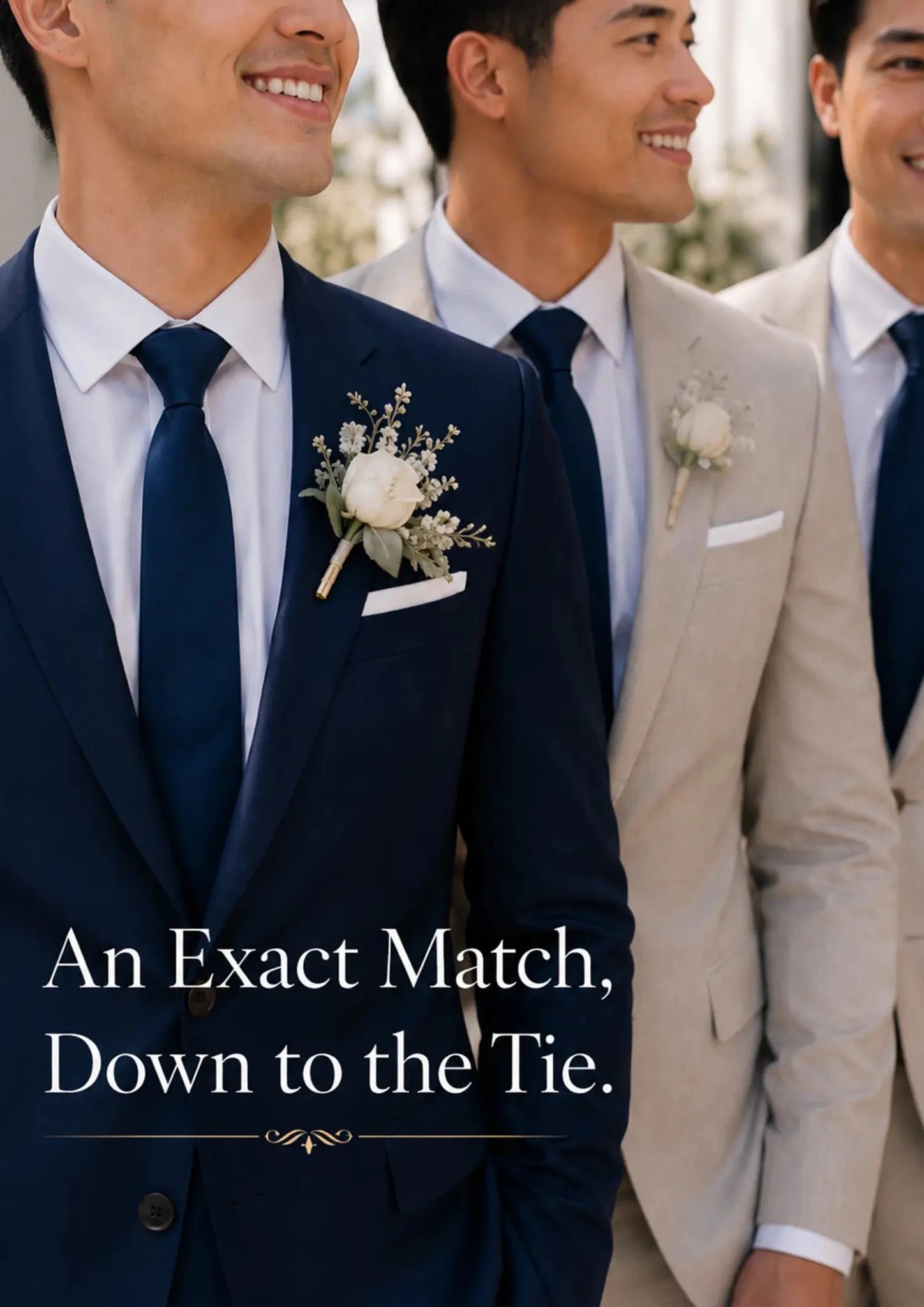 Matching Suit Fabric Tie - SARTORO347