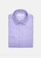 Mauve Egyptian Cotton Broadcloth Shirt - SARTORO