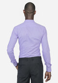 Mauve Egyptian Cotton Broadcloth Shirt - SARTORO