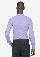 Mauve Egyptian Cotton Broadcloth Shirt - SARTORO788