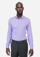 Mauve Egyptian Cotton Broadcloth Shirt - SARTORO539