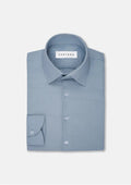 Maya Blue Linen Blend Shirt - SARTORO