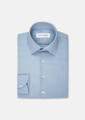 Maya Blue Linen Blend Shirt - SARTORO