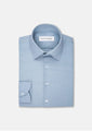 Maya Blue Linen Blend Shirt - SARTORO